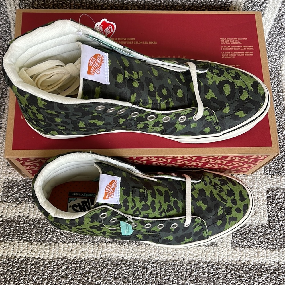 Vans Comfycush Sk8-Hi Leopard Cactus / Scarab WMNS - Picture 4 of 16